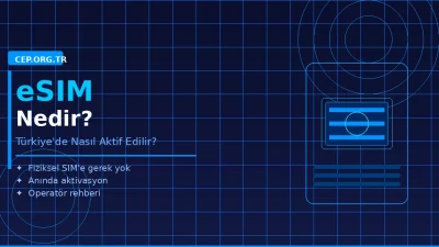 eSIM Nedir? Türkiye’de Nasıl Aktif Edilir? (2026 Rehberi)