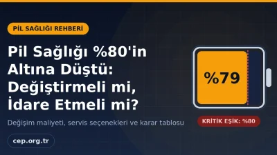 Pil Sağlığı %80’in Altına Düştü: Değiştirmeli mi? (2026 Rehberi)