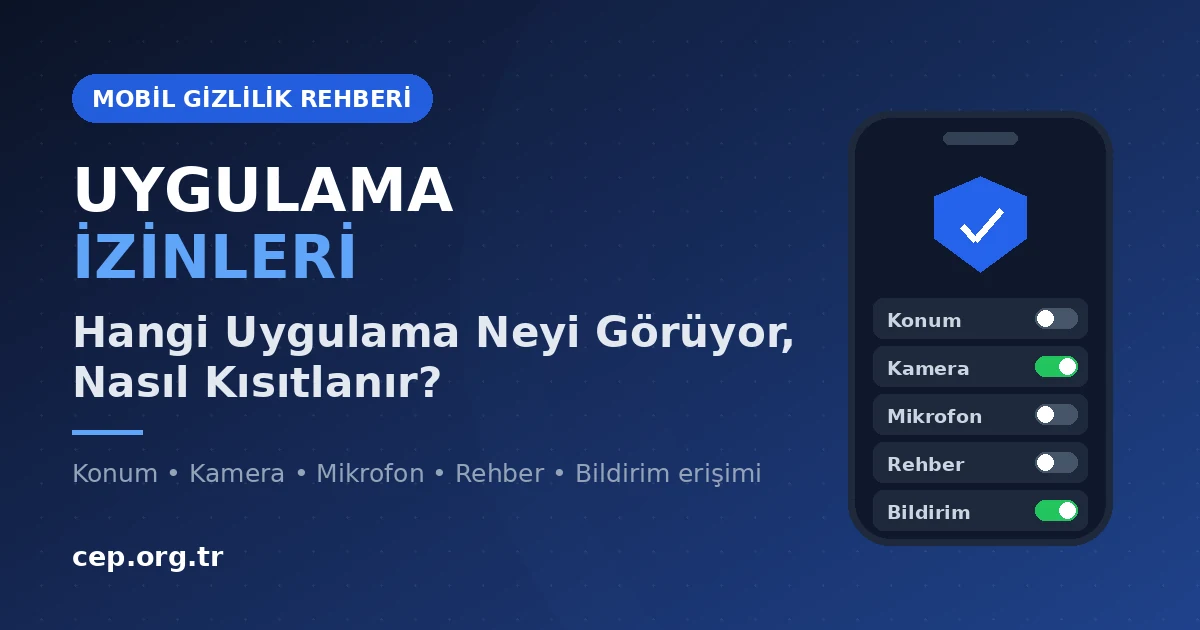 Uygulama İzinleri: Hangi Uygulama Neyi Görüyor? (2026)