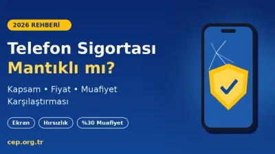 Telefon Sigortası Mantıklı mı? Kapsam, Fiyat ve Muafiyet 2026