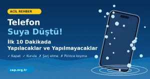 Telefon Suya Düştü: İlk 10 Dakikada Yapılacaklar ve Yapılmaması Gerekenler